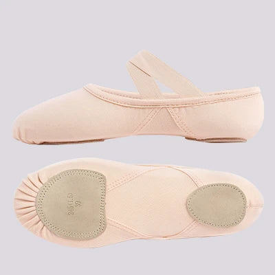 Women Ballet Dance Shoes Split Sole Ballet Slippers for Girls Kids Breathable Ballet Shoes Ballerina Dance Slippers Ballet Flats