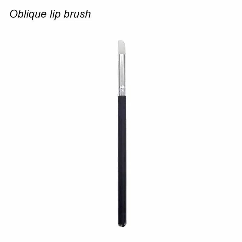 brochas maquillaje Silicone Eyeshadow Lip Applicator Makeup Brushes Eyeliner Lip Brush Professional Eye Shadow Cosmetic Tools