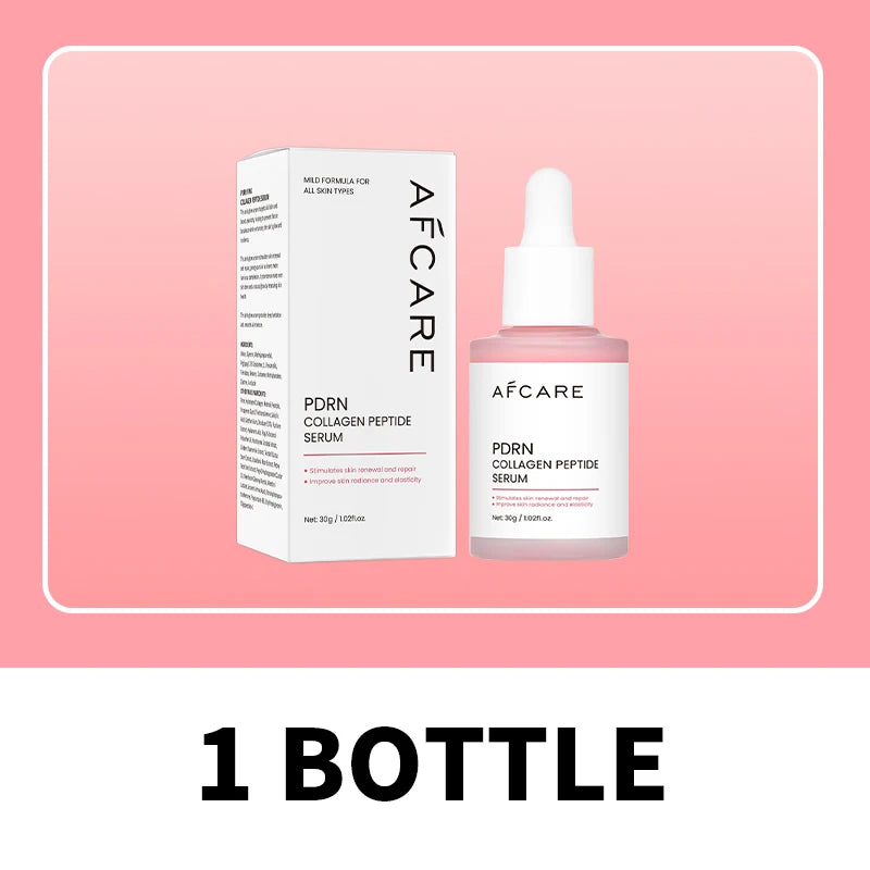 Collagen Peptide Facial Serum Targets Dull Skin Boosts Skin Elasticity Stimulates Skin Renewal Repair Salmon PDRN KOREAN Product
