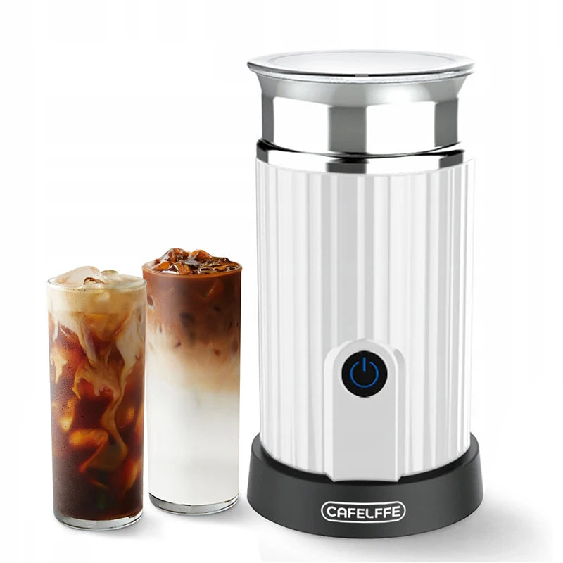 Cafelffe Household Automatic Electric Milk Foam Machine Cold/Hot Stand Cappuccino Foamer Espresso Steamer and Milk Frother 201