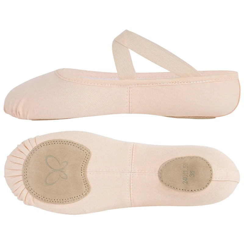Ballet Stretch Dance Shoes for Women Girls Kids, Ballet Slippers, Ballet Flats Soft Sole Non-Slip Classical Practice Shoes