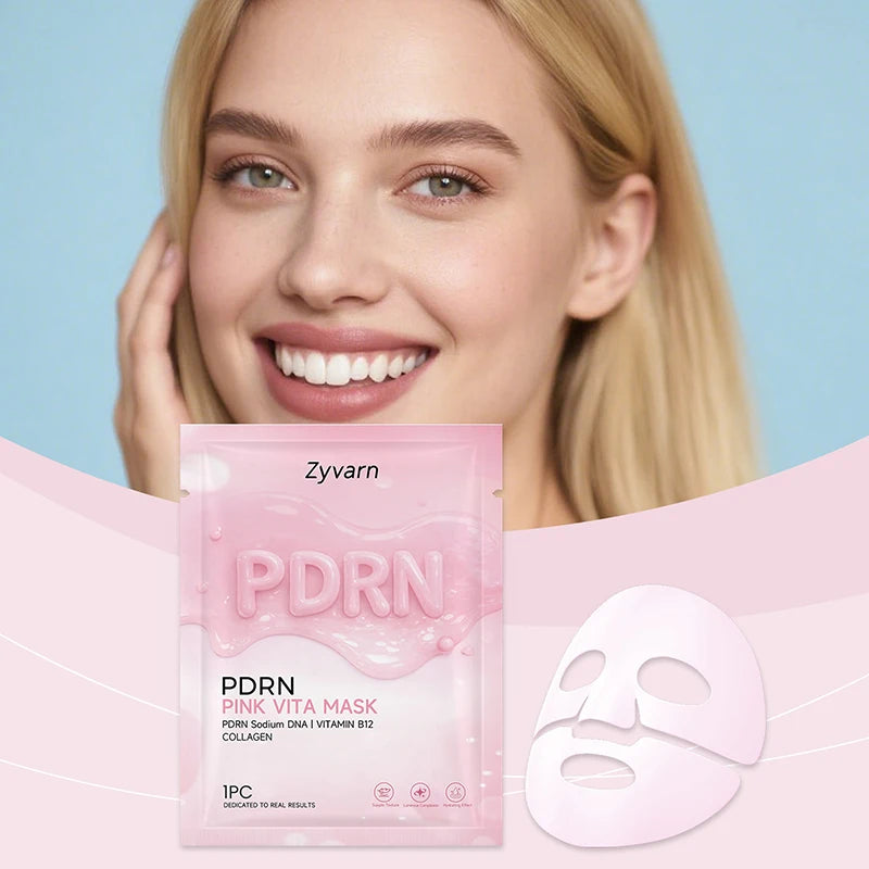 Korean PDRN Collagen Mask Lift Firm Skin Care Mask Deeply Moisturizes Radiant Skin Elastic Brightening Overnight Hydrating Mask