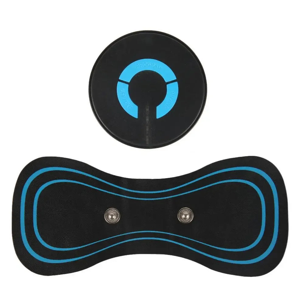 EMS Neck Massager Electric Muscle Stimulator Cervical Sticker Massage Patch Low Frequency Pulse Pads Body Pain Relief Masajeador