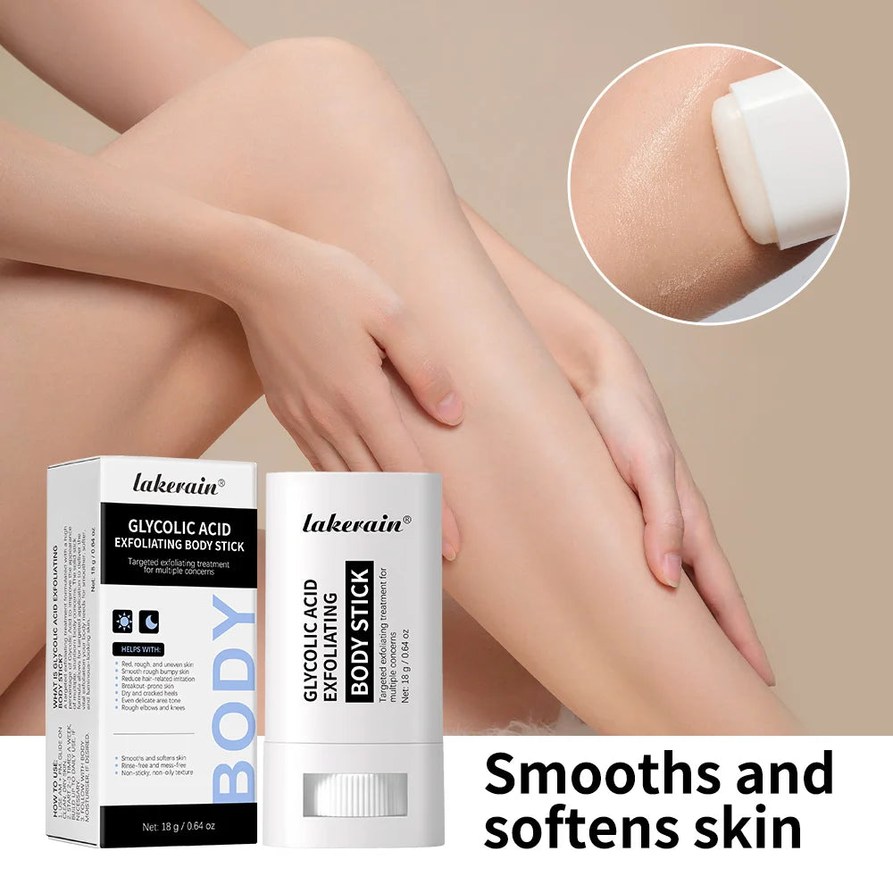 Exfoliating Body Stick Lotion Moisturizing Body Care Nourishing Anti Drying Tender Smooth Exfoliating Removal Scrub Skin Care