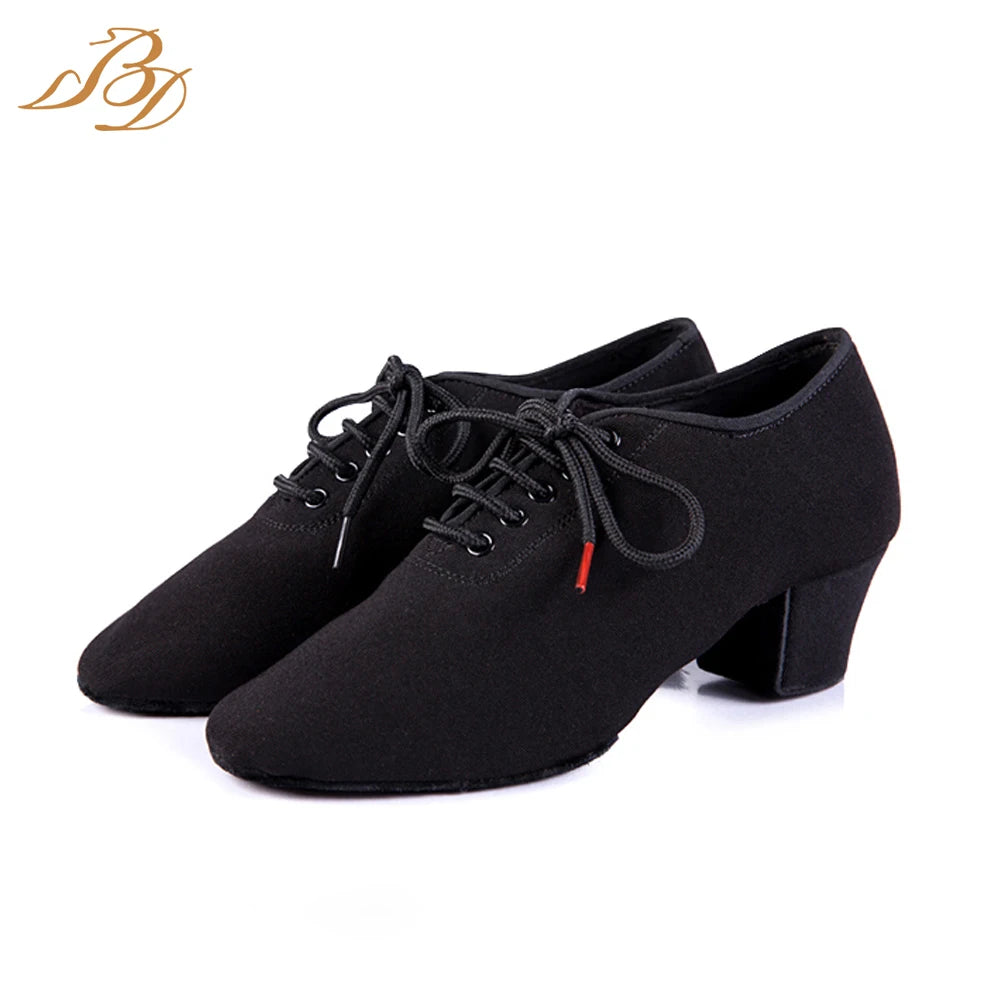 BD Dance Elegant Party Shoes for Women Latin Dance Shoes Practice Girls Child Tango Shoes Adult Social Soft Female PracticeT1-B