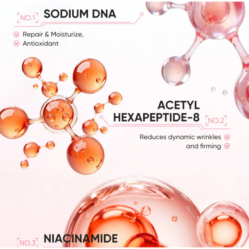 Salmon DNA PDRN Skin Care Set Ampoule Serum Capsule Cream Eye Stick Collagen Hyaluronic Acid Moisturizing Facial Skin Care Kit