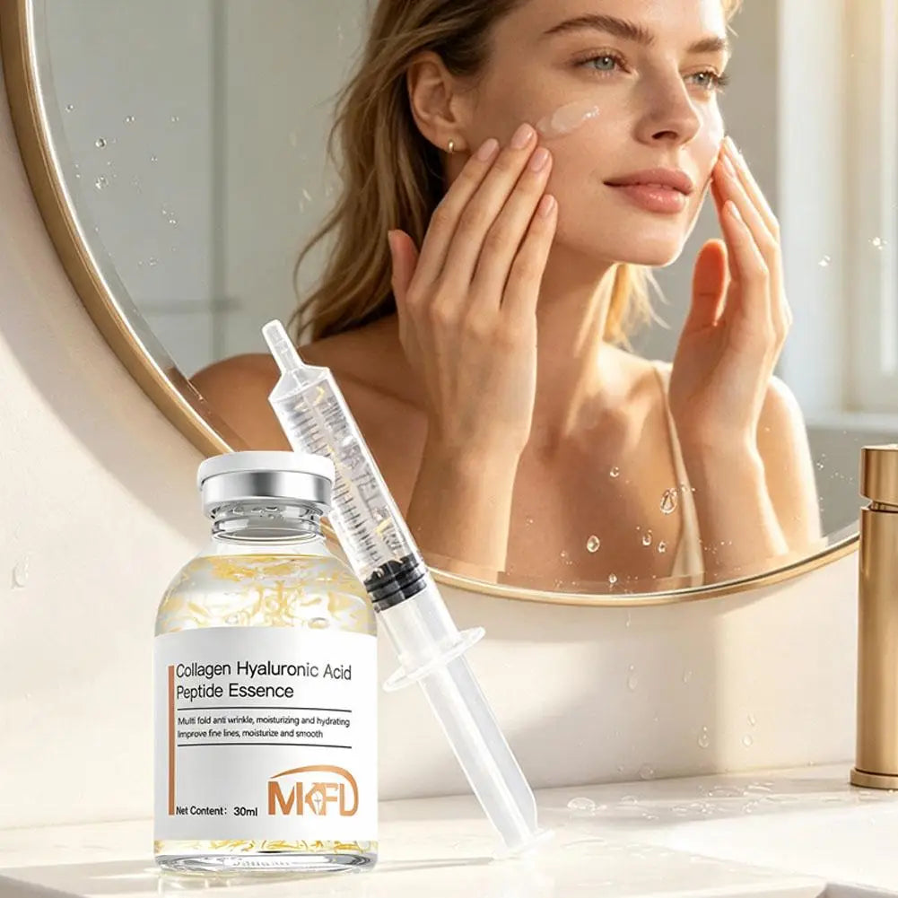 Collagen Hyaluronic Acid Peptide Essence Intensive Lifting & Elasticity Boost Moisturizing Firming Face Serum Korean Skin Care
