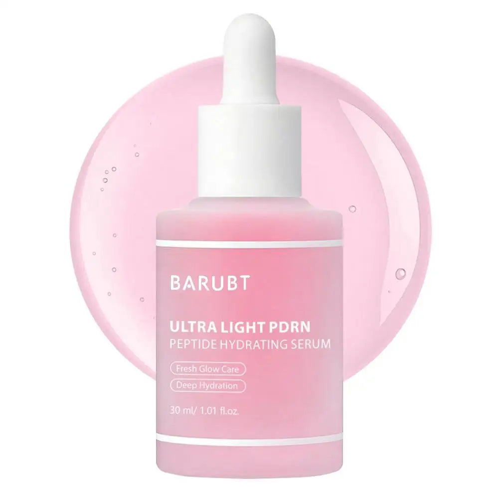 Ultra Light PDRN Collagen Essence Korean Peptide Hydrating Serum Fresh Glow Care Deep Hydration 30ml Original Pink Facial Serum
