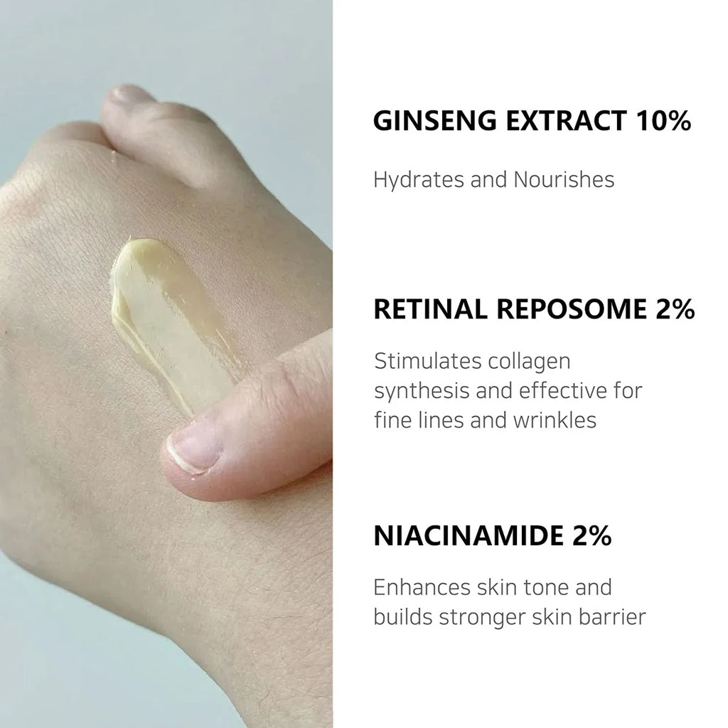 Beauty of Joseon Ginseng Eye Cream 30ml, Intense Hydration, Mild Natural Formula, Korean Cosmetics, Skincare