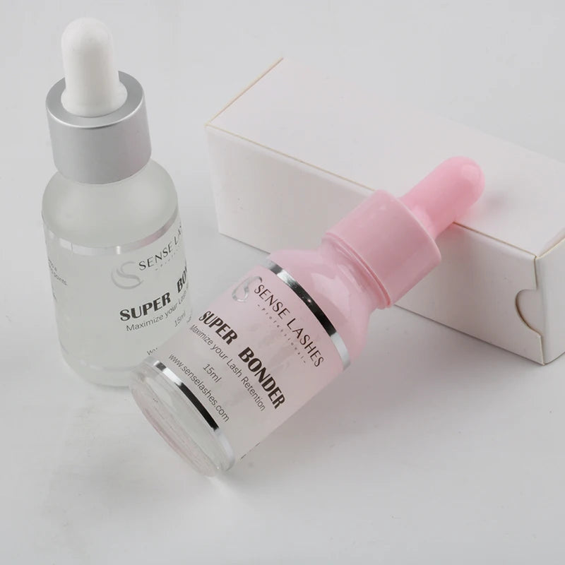 SENSE LASHES 15ml Super Bonder for Lash Extensions Quick Drying Long Last Grafting Eyelash Glue Bonder pestañas