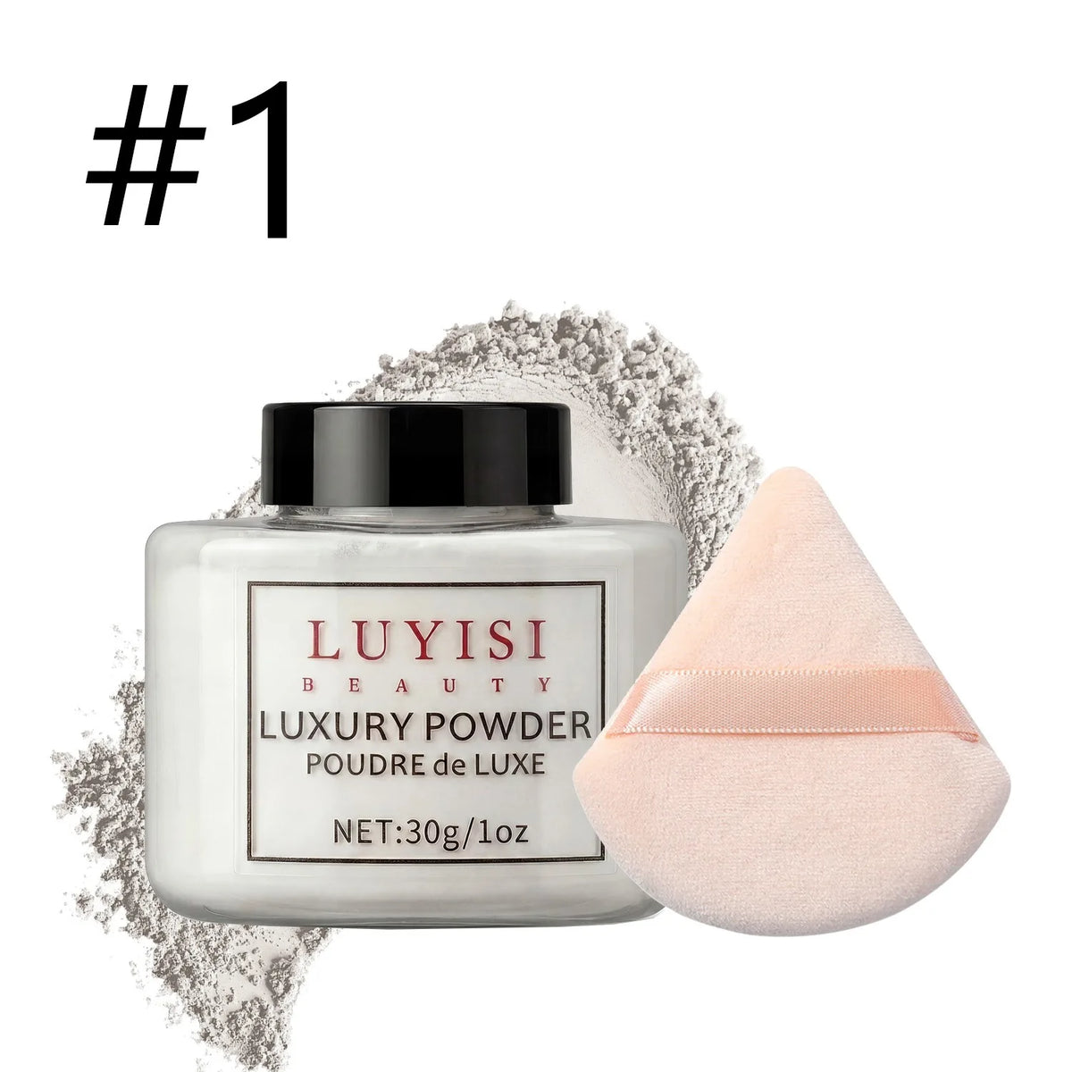 Beauty Luxury Loose Powder, Finishing&Setting Powder For Smooth Matte Skin,Translucent&Lightweight Face Powder,Long-Lasting.