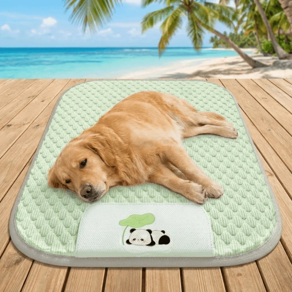 Cat Nest Mat Breathable Dog Cool Mat Soft Anti-slip Pet Sleep Mat Comfortable Large Space Pet Cooling Pad Summer