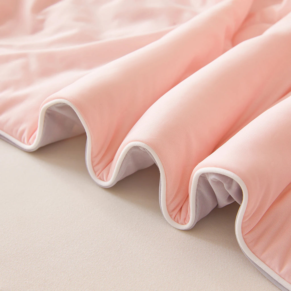 High End Summer Cooling Quilt Soft Cooled Breathable Single Double Blanket Summer Lightweight Air Condition Comforter Cold Feel