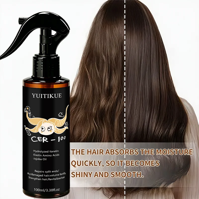 YUITIKUE CER-100 Anti-Frizz Hair Spray Hydrating Formula For Tangled Dry Split End Hair