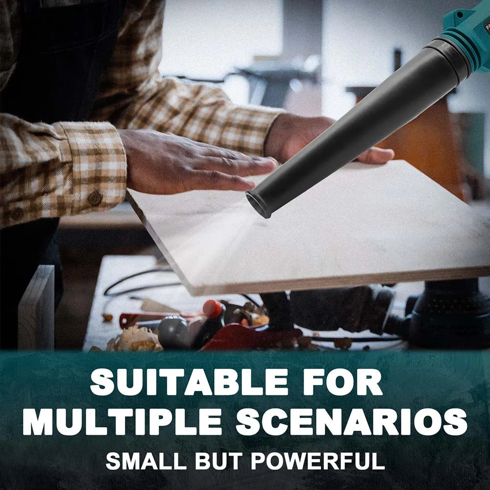 PATUOPRO 2 In 1 Cordless Electric Blower Suction Leaf Computer Dust Collector Snow Blowing For Makita 18V Battery（No Battery）