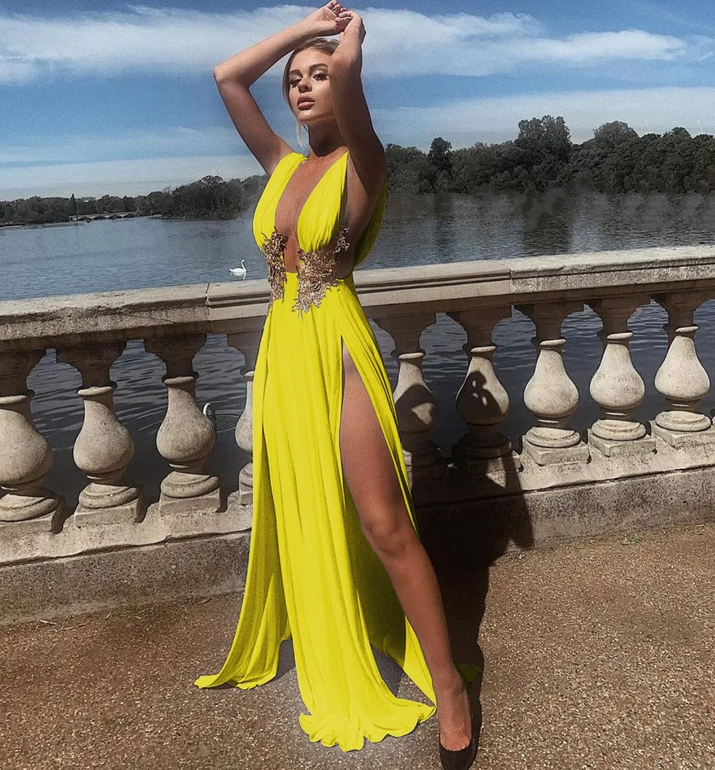 Sexy Club Famous Brand Dress Solid Embroidery V-neck Sleeveless Summer Sexy Celebrity Party Maxi Dress Vestidos