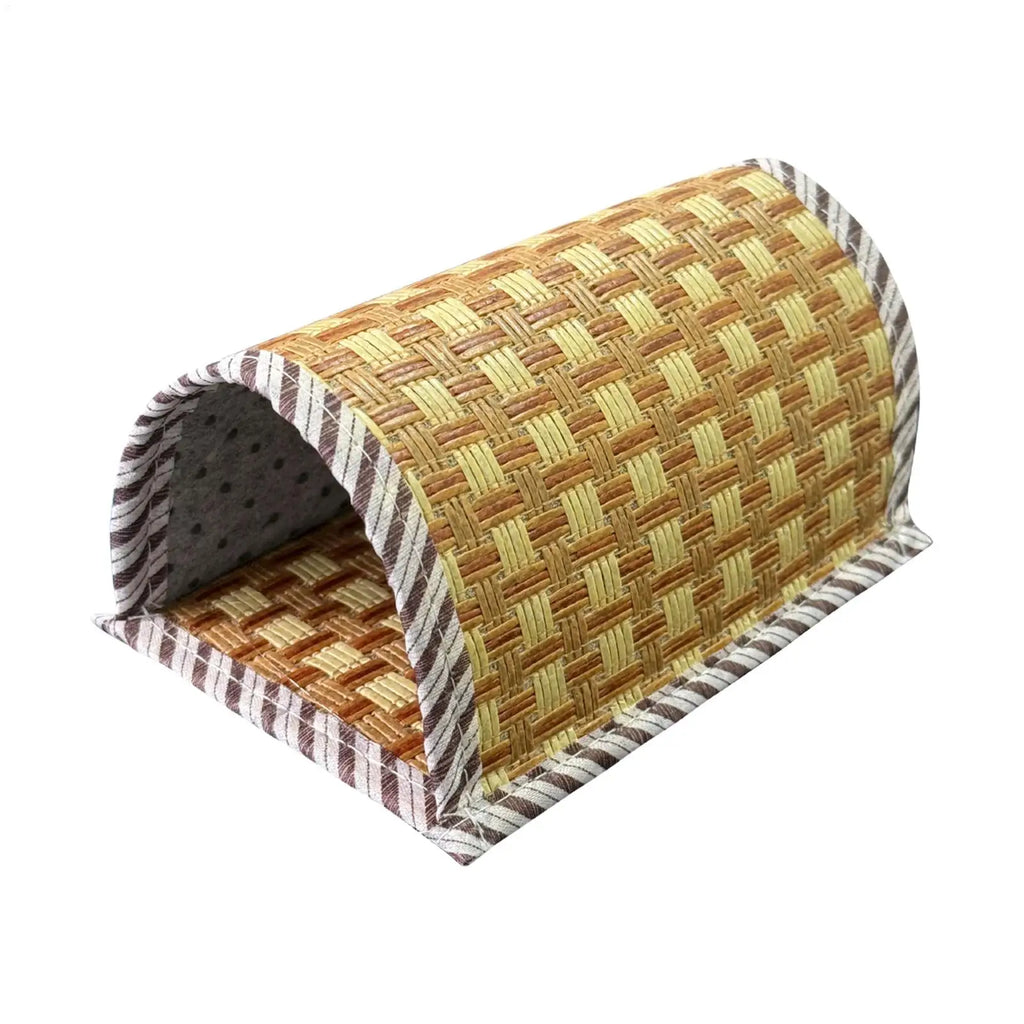cooling Hamster Bed Breathable Wear Resistant Pet Cave Nest Weave Cooling Mat Hiding House Cage Hamster Habitat House Bed