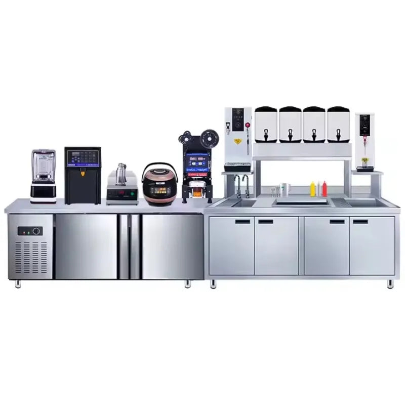 Automatic Milk Tea Machine Fully Automatic Bubble Tea Equipment Commercial Drink Maker for Cafes