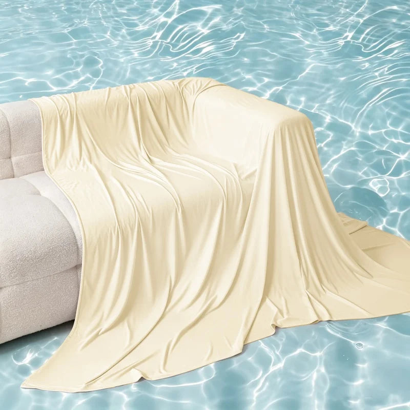 Cool Feeling Ice Silk Cool Blanket Lightweight And Breathable Air Conditioning Skin Friendly Summer Blanket Ice Silk Blanket