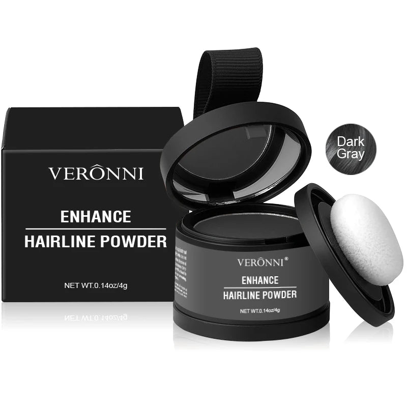 Hair Line Powder 4g Black Root Cover Up Natural Instant Waterproof Hairline Shadow Powder Hair Concealer Coverage 14 Color