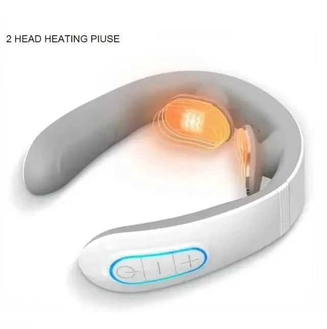 Smart Neck Massage Shoulder Neck Massage Cervical Vertebra Vibrator Heat Relieve Pain Pulse Neck Massage Instrument Health Care