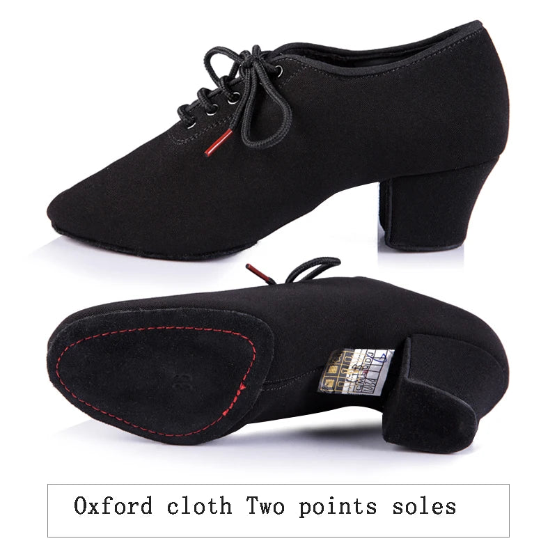 BD Dance Elegant Party Shoes for Women Latin Dance Shoes Practice Girls Child Tango Shoes Adult Social Soft Female PracticeT1-B