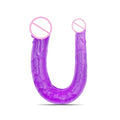 Realistic Penis Dildo Sex Toys For Woman U Shape Double Ended Flexible Jelly Dildos Penis G Spot Anal Stimulator Adult Sex Toys