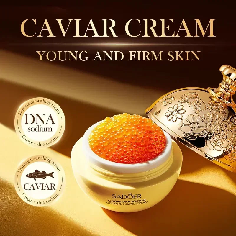 Anti-Wrinkle Face Cream Collagen Pearl Firming Lift Caviar DNA Sodium Collagen Moisturizing Smooth Brighten Skin Care Product