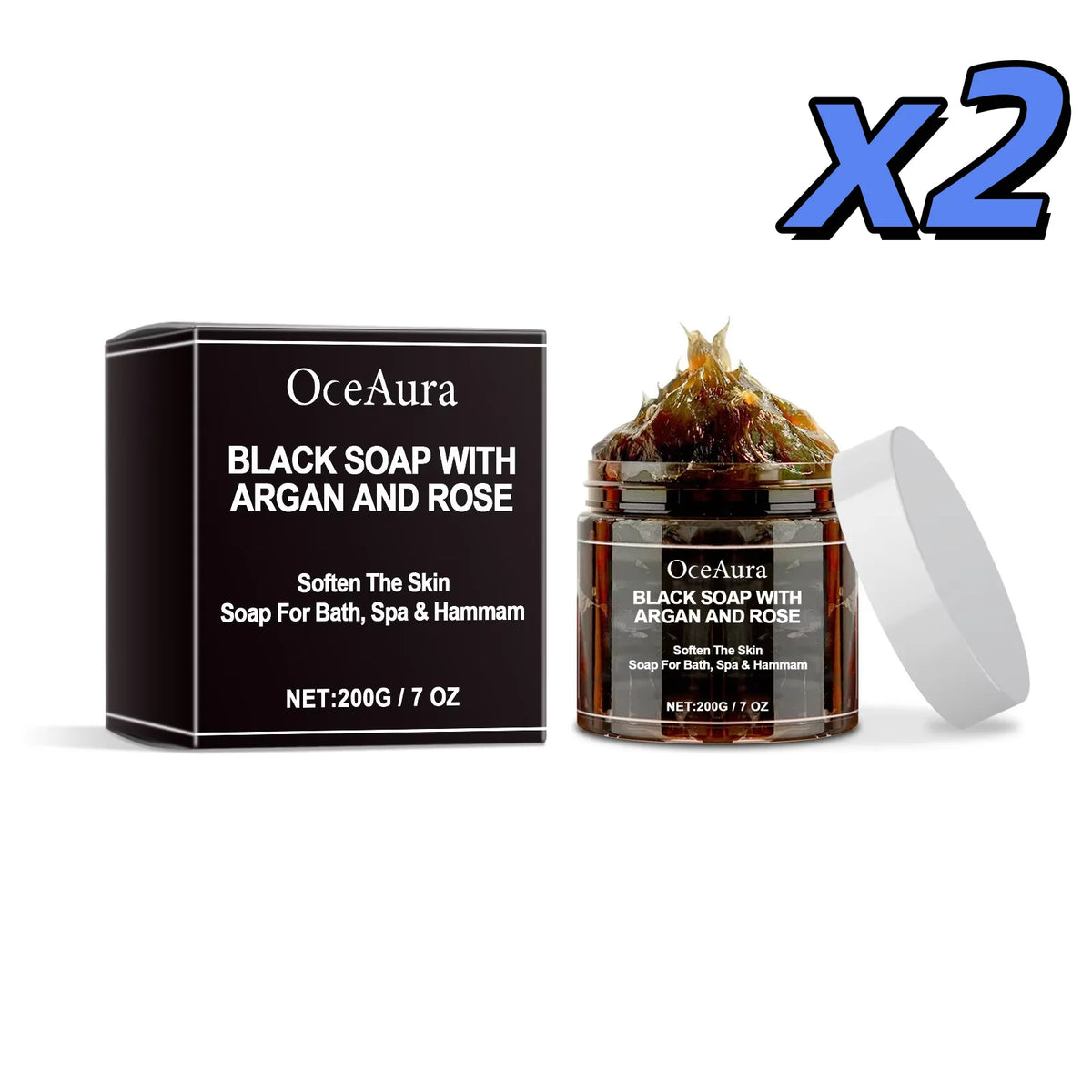 Black Soap Purifying Deep Cleansing Dead Skin Remover Acne Anti Redness Soothing Brightening Moisturizing Exfoliating Body Scrub