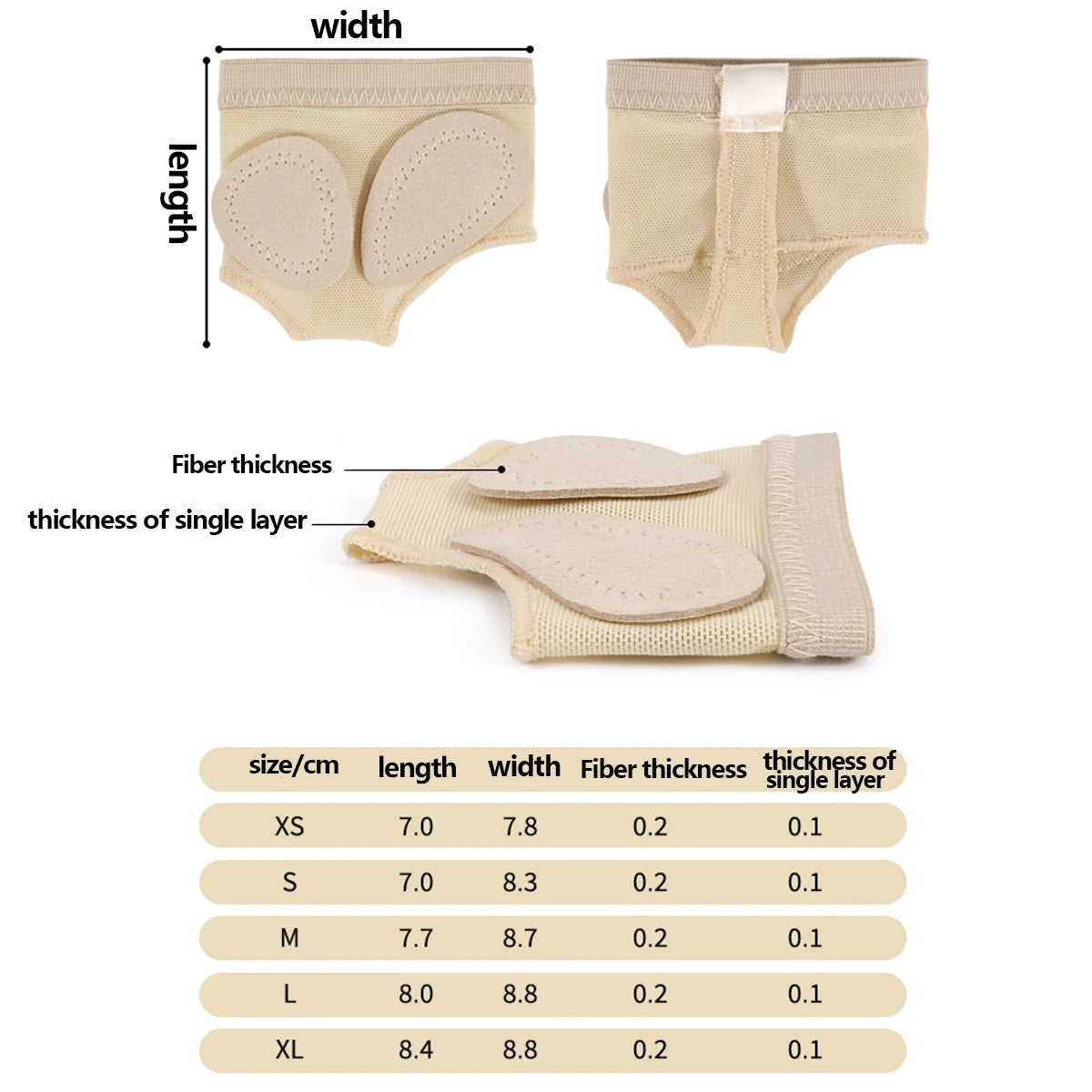 Non-Slip Ballet Dance Foot Pads | 2-Piece Microfiber & Mesh Floor Mat for Ballet & Fitness