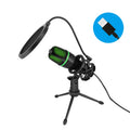 Professional USB Condenser Microphone For PC Laptop Streaming Video Games YouTube Podcasts  Vocals