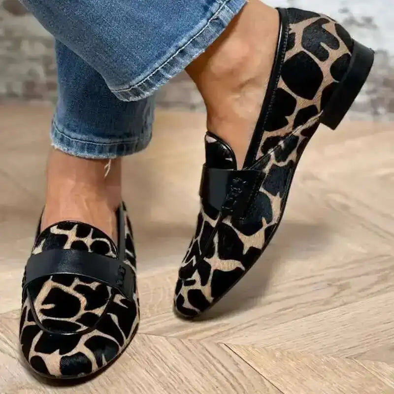 Flat Heels Shoes Round Toe Boat Shoes Women Loafers