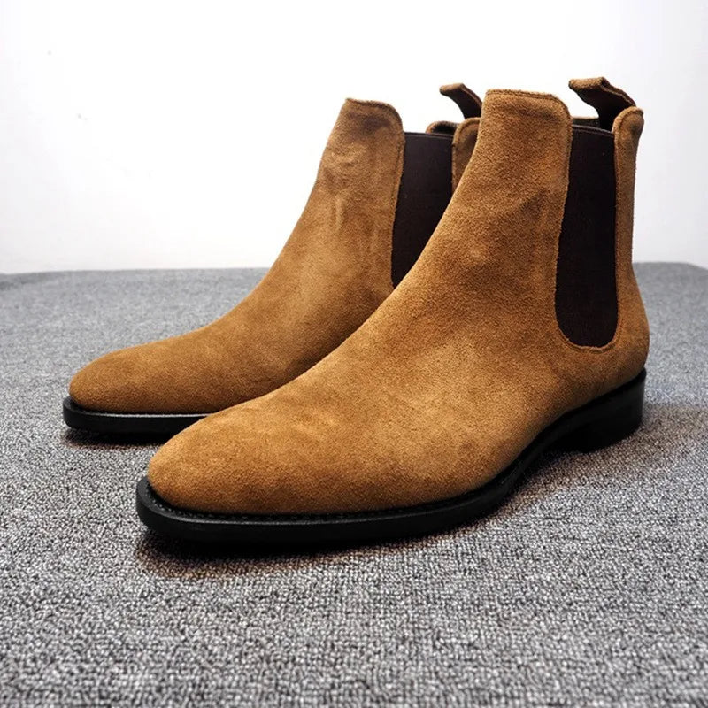 designer chelsea boots men botines fashion ankle boots homme shoes man botas de seguridad hombre pantuflas stivaletti uomo 39-48