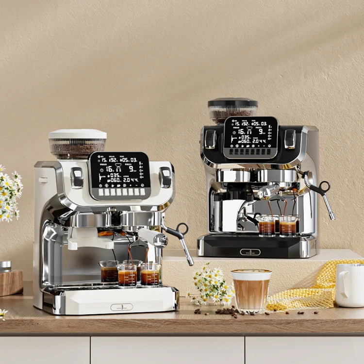Profesional Home 3 1 15Bar Cafetera Machine Commercial Automatic Espresso Coffee  for Hotels Outdoor Use
