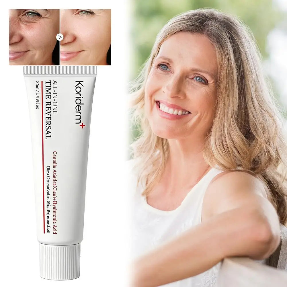 Koriderm Time Reversal All-in-One Cream Cica Hyaluronic Acid Moisturizing Anti Aging Whitening Repair Firming Eye Cream Skincare