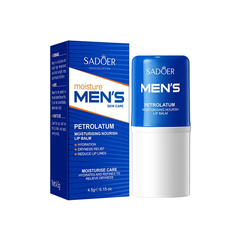 SADOER Men's Skin Care Sets Moisturizing Face Cream Facial Mask Lip Balm Sunscreen Facial Cleanser Eye Cream Men Skin Care Kit