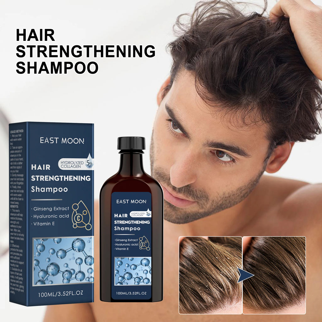 Collagen Shampoo Dandruff Control Oil Refreshing Nourishing Hair Root Repair Damaged Reduce Dry Shampoo Suitable For Men