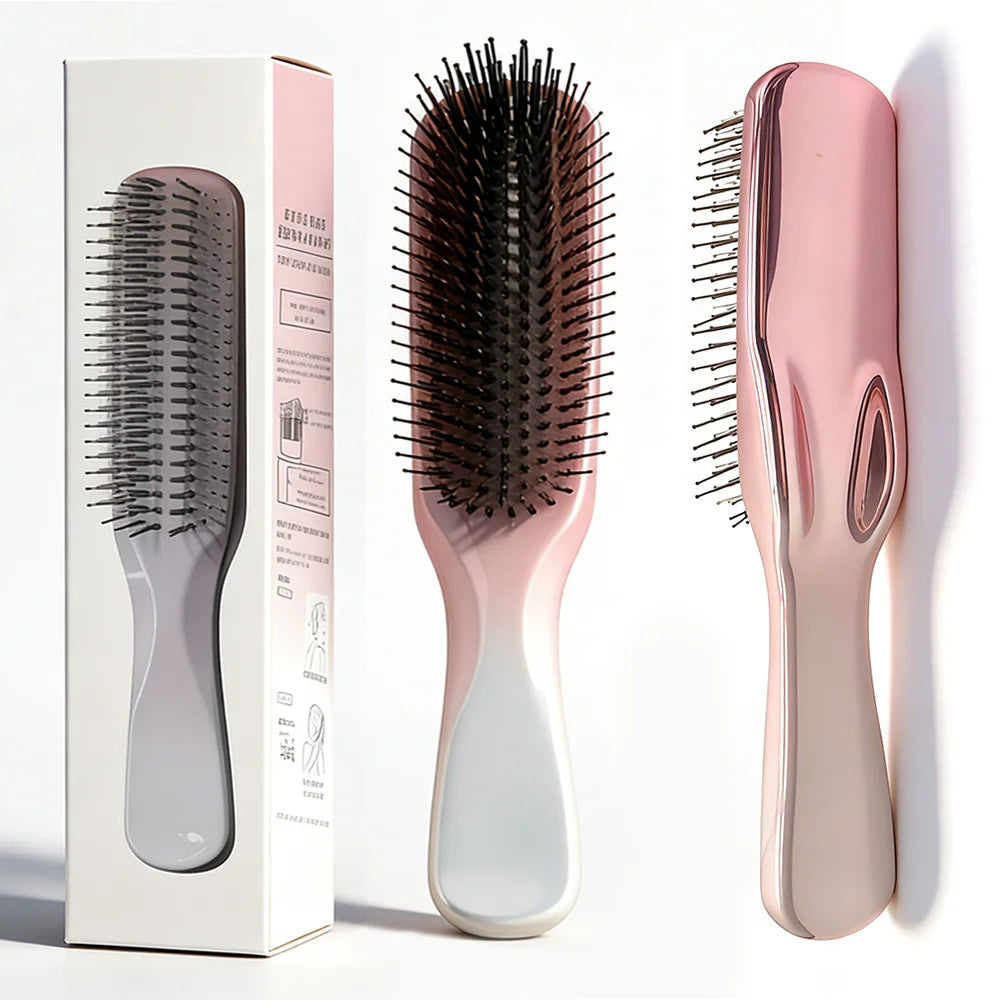 New Japanese Premiun Comb Scalp Matte Gold Massage Brush Portable Soft Anti-frizz Comb Head Massager Hair Beauty Styling Tools