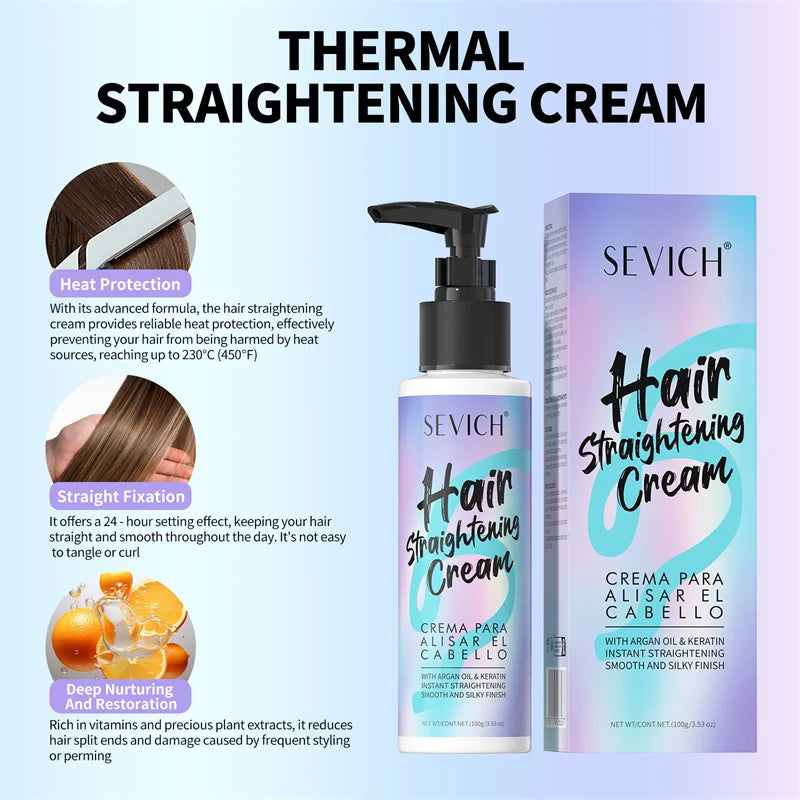 100ml Keratin Hair Straightening Cream Professional Damaged Treatment Faster Smoothing Curly Hair Care Protein Correction Cream