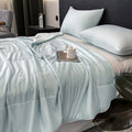 Premium Cooling Blanket Smooth Air Confition Comforter Lightweight Summer Quilt Double Side Arc-Chill Cold Tech Fabric Washable