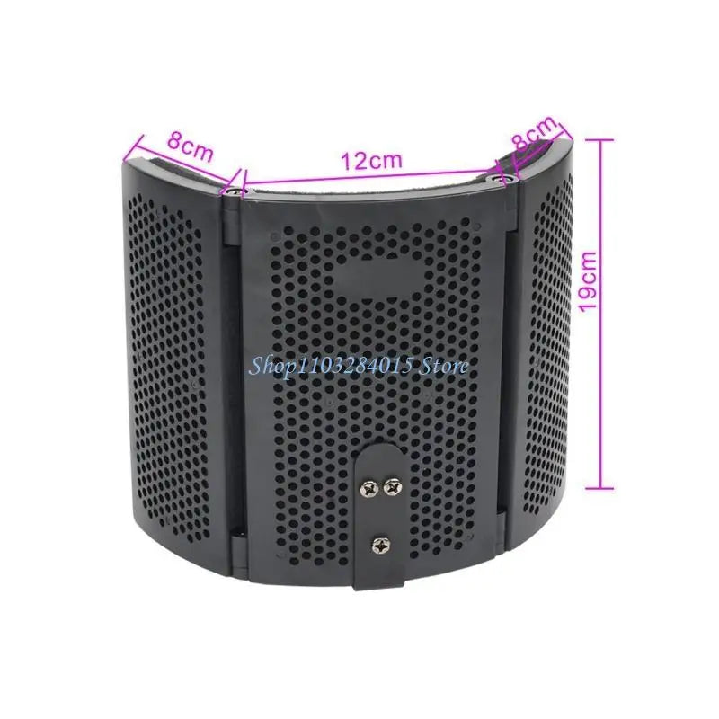 R6FF Microphone Recording Equipment Isolation Shield Reflector Vocal Recording Props