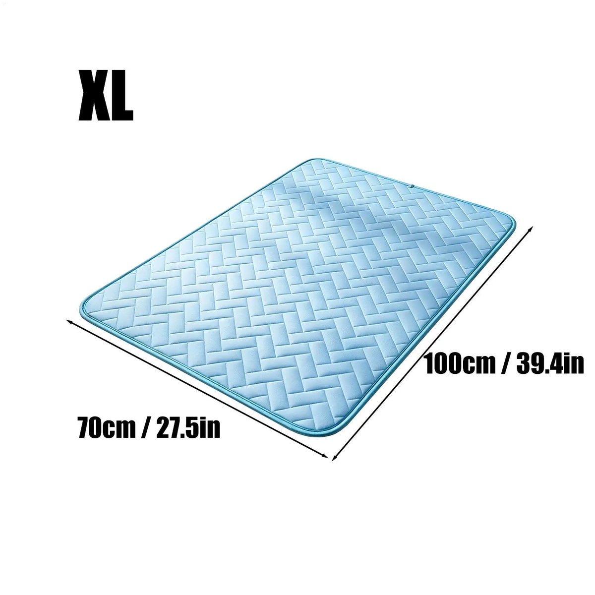 Cat Cooling Mat Pet Kennel Cold Pad Puppy Heat Absorption Mat For Outdoor Indoor Backyard Balcony Home Living Room Bedroom