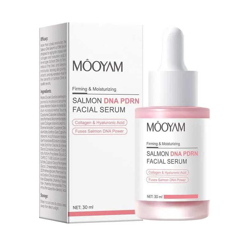 PDRN Salmon DNA Facial Serum 30ml Collagen Hyaluronic Acid Deep Hydrate Moisturize Improve Elasticity Essence Korean Face Care