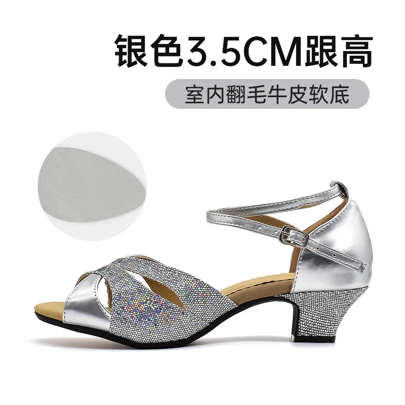 line dance shoes for adults Latin dance shoes for women zapatillas de ballet modern salsa stage performance shoeses