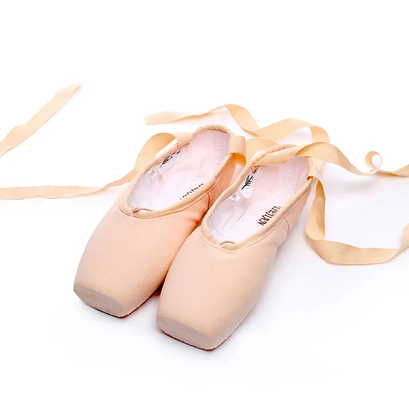 Ballet Shoes For Girls Pointed Shoes Straps Satin Dance Shoes Flat Exercise Shoes Big Children's Dance Shoes Sneakers