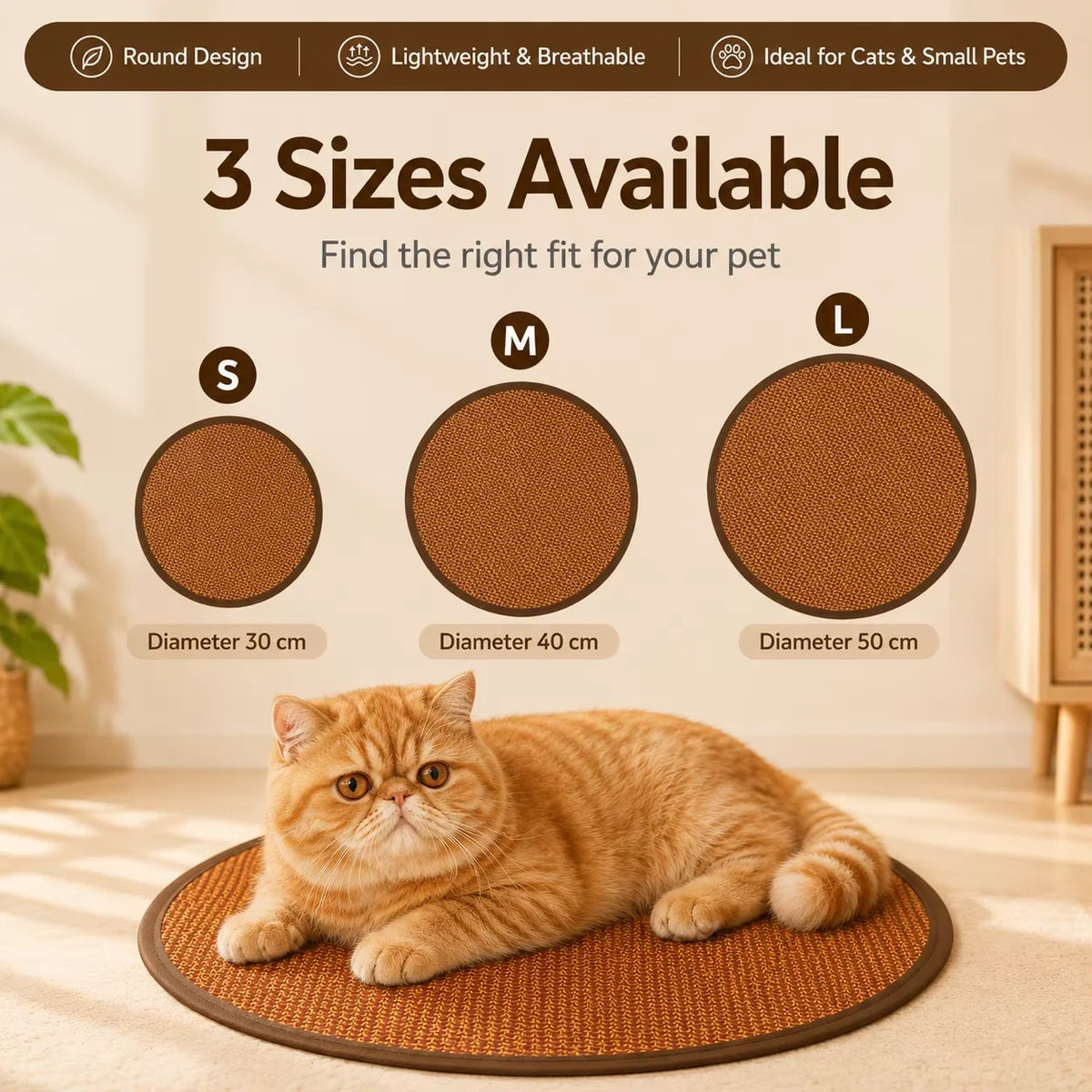 Pet Cooling Mat for Dogs and Cats, Breathable Summer Cooling Pad for Small Dogs Puppies Kittens, Pet Bed for Crate Sofa Floor