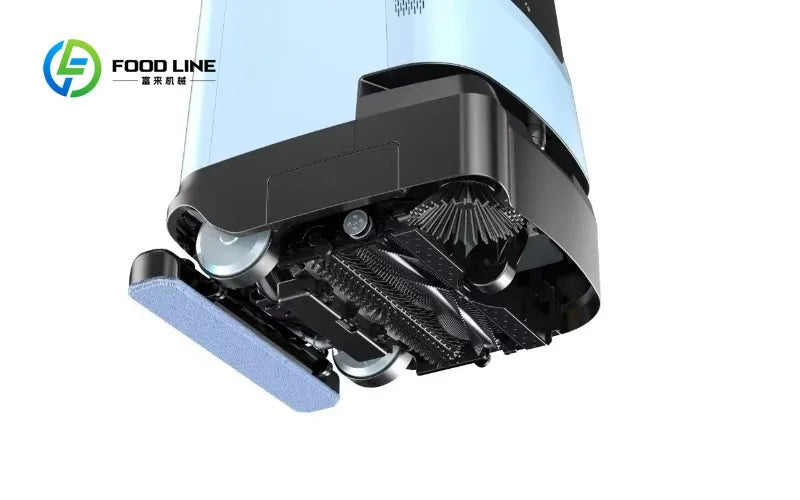 Commercial Floor Cleaning Robot with 4-in-1 Sweep Scrub Vacuum with Auto Recharge App-Controlled & Automatic Dirt Disposal