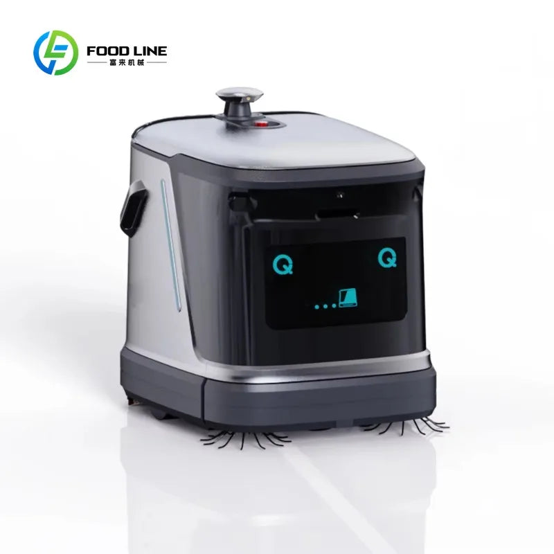 Customized Intelligent Commercial Cleaning Robot with Automatic Self-Cleaning Vacuum Featuring Dust Pushing Floor Technology