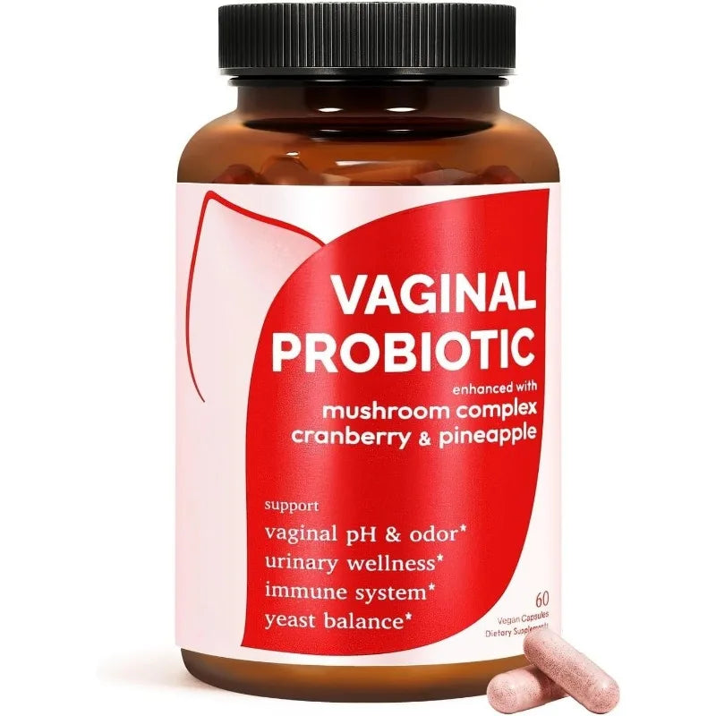 Vaginal Probiotics for Women - PH Balance, Healthy Vaginal Odor, Vaginal Flora, Yeast Balance, Immune Support - Probiotics 60pcs