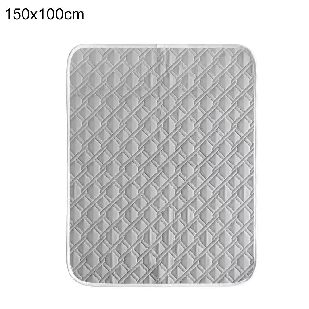 Pet Cooling Mat Breathable Dog Bed Pad Summer Cooling Bed For Cats Dogs Machine Washable Soft Comfortable Grey Mat All Sizes